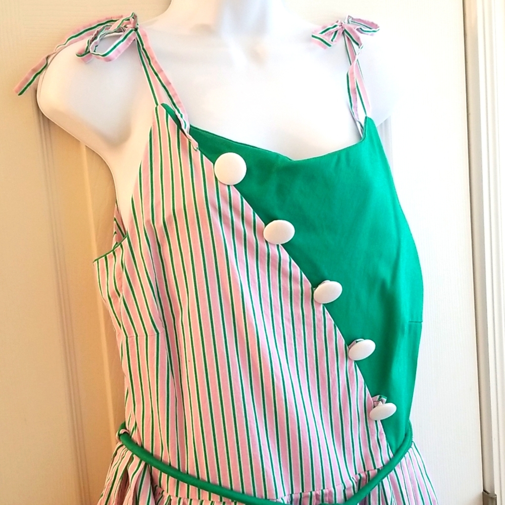 Unique Vintage striped sundress